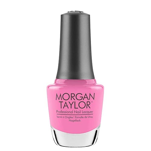 Morgan Taylor Nail Lacquer (Look At You, Pink-achu!) Hot Pink Professional Lacquer, Vibrant, Chip-Resistant, Fast-Drying, Long-Lasting, High-Shine Beauty & Personal Care Morgan Taylor