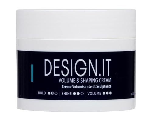 SUDZZFX DESIGN.IT Volume & Shaping Crème - Smoothing & Styling Formula - Frizz Control - Thickening for Men & Women - 3.4 Fl Oz