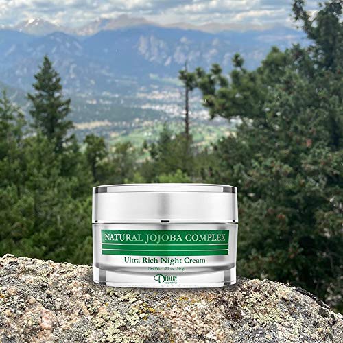 Dinur Cosmetics Natural Jojoba Complex Ultra Rich Night Cream Ultra Hydrating Moisturizer for Flakiness Dryness 1.75 oz/50 g