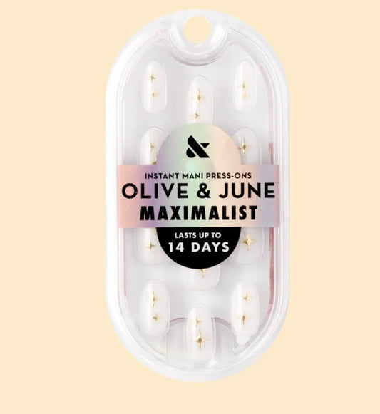 Sparkly Puffy - Press-On Ovals | Medium by Olive & June Beauty & Personal Care Olive & June