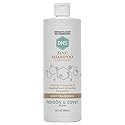 DHS Zinc Shampoo - Dandruff Shampoo - for Flaky and Dry Scalp with 2% Zinc Pyrithione, 16 oz