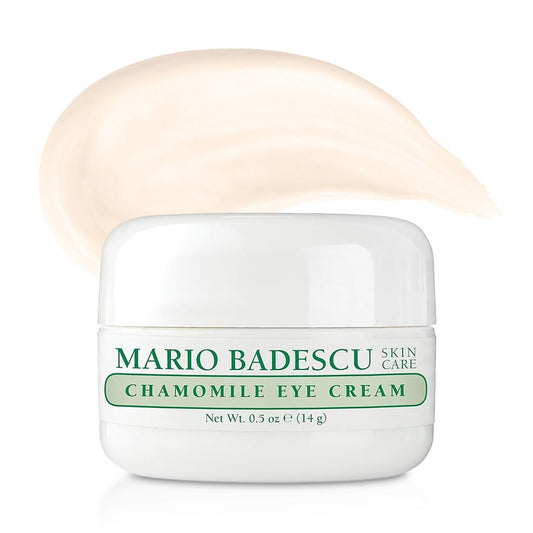 Mario Badescu Chamomile Eye Cream for Combination, Dry or Sensitive Skin, Luxurious & Soothing Eye Care Formulated with Vitamin A & E Oils, Pack of 1