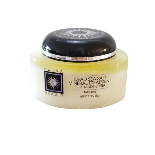 Swisa Beauty Dead Sea Mineral Salt Treatment - Dead Sea Salt Body Scrub to Exfoliate and Soften with Grape Seed, Jojoba, and Avocado Oils, 8 oz Beauty and Personal Care Swisa Beauty