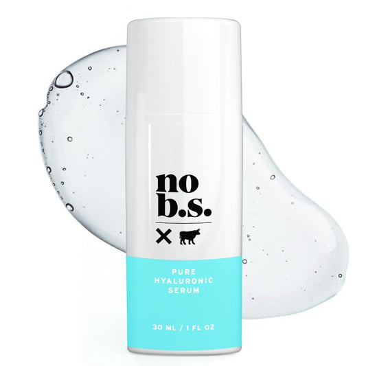 No B.S. (No Bad Stuff) Pure Hyaluronic Acid Serum For Face, Fine Lines & Wrinkles Serum, for All Skin Types, Clean Ingredients, Skin Care for Women Beauty & Personal Care NO B. S. NO BAD STUFF
