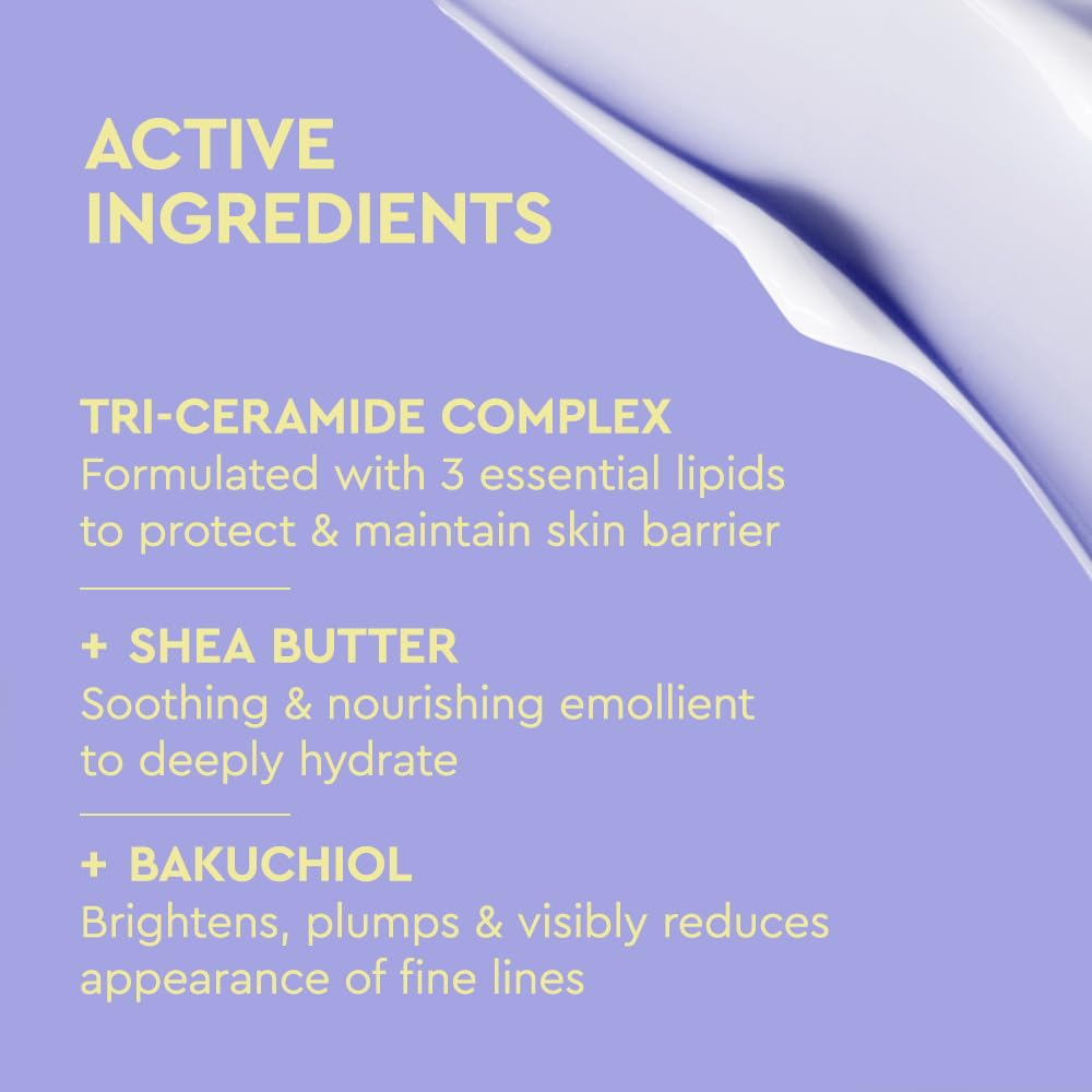 BYOMA Moisturizing Rich Cream - Barrier Repair Cream Face Lotion with Bakuchiol & Shea Extract - Ceramide Face Moisturizer for Dry Skin - Anti Beauty and Personal Care BYOMA