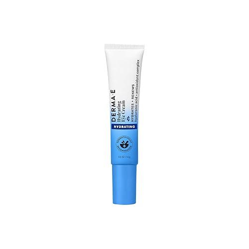 Derma E Hydrating Eye Cream - Firming and Lifting Hyaluronic Acid Treatment - Under Eye and Upper Eyelid Cream Reduces Puffiness and Appearance