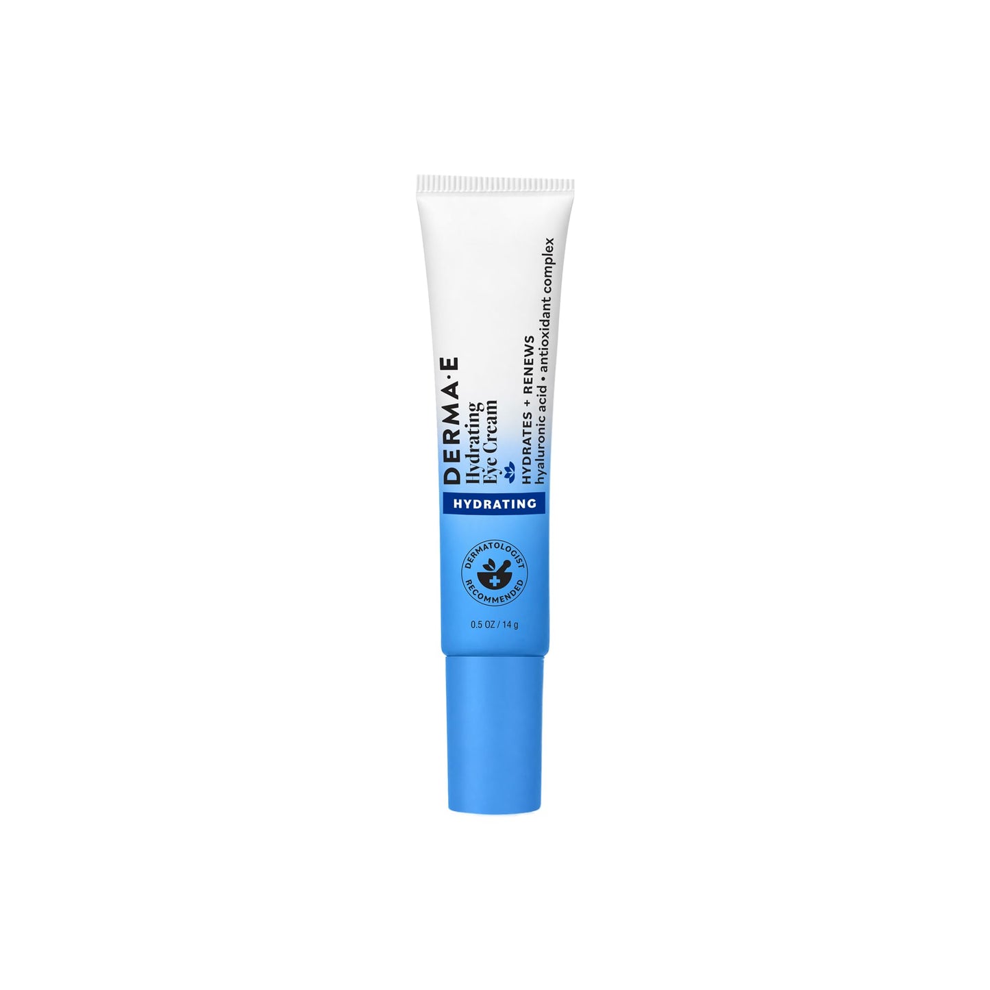 Derma E Hydrating Eye Cream - Firming and Lifting Hyaluronic Acid Treatment - Under Eye and Upper Eyelid Cream Reduces Puffiness and Appearance