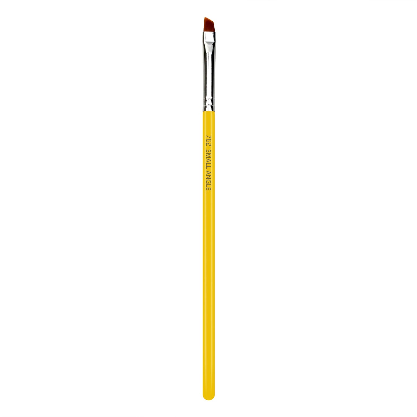 Bdellium Tools Professional Makeup Brush - Studio Series 762 Small Angle - With Soft Synthetic Fibers, For Shaping & Filling Eyebrows (Yellow, 1pc)
