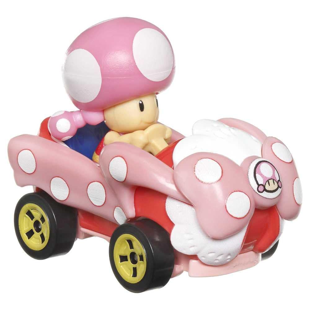 Hot Wheels Mario Kart Toadette with Birthday Girl Kart