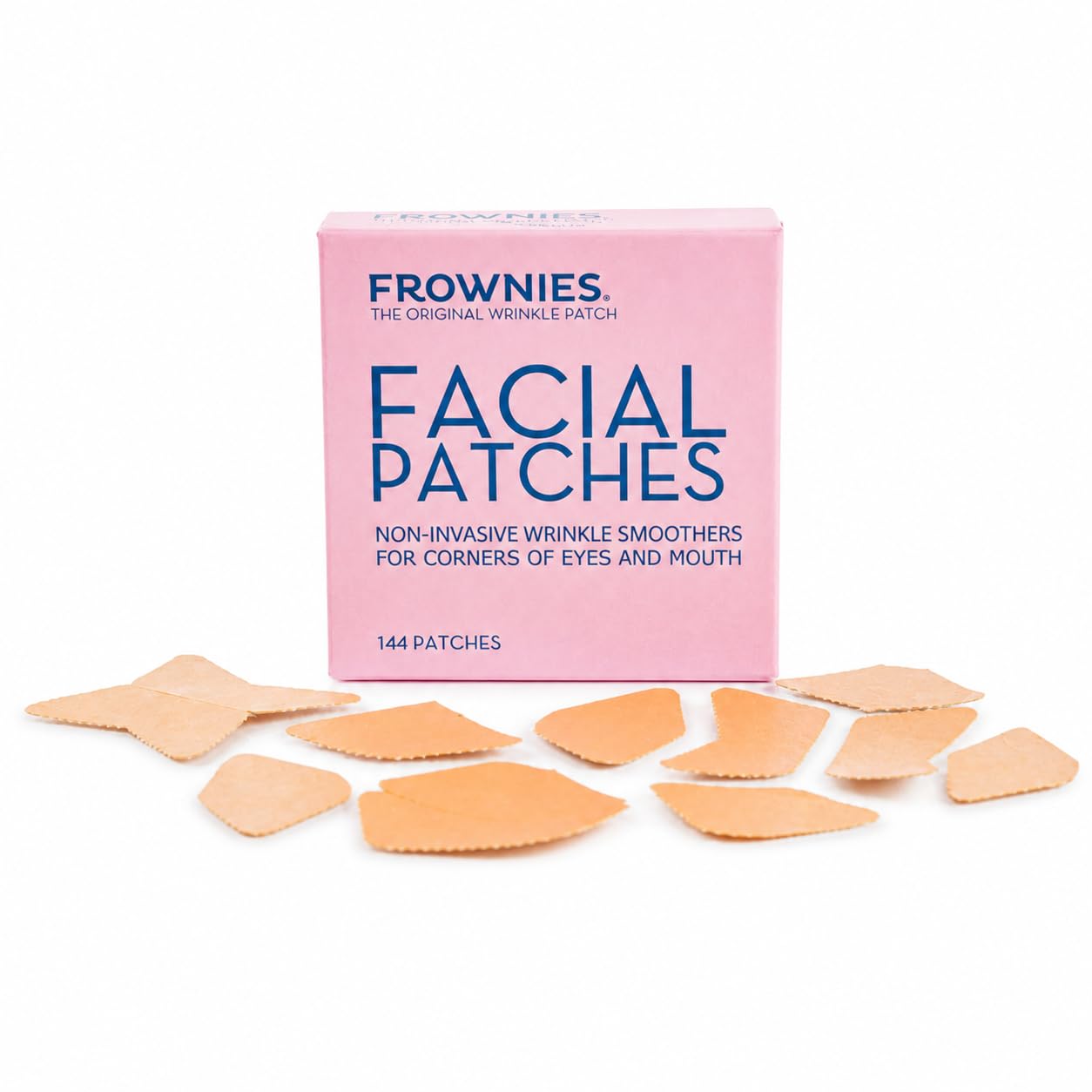 Frownies Facial Patches for Wrinkles on the Corner of Eyes & Mouth - Hypoallergenic Anti-Wrinkle Face Tape - Wrinkle Patch to Smooth & Soften Crow’s Beauty and Personal Care Frownies