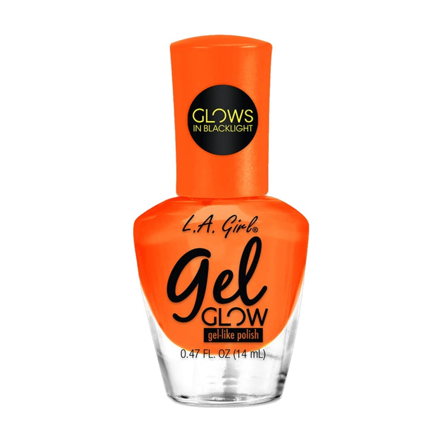 L.A.girl Gel Glow Nail Polish 0.47 oz- 8 Colors, No UV Light Needed, Gel like Finish Polish (Flickering Flame) Beauty & Personal Care L.A. Girl