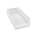 Quantum Storage Systems, QSB216CL, Shelf Bin, 23-5/8 X 11-1/8 X 6 In.