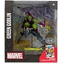 Marvel Collectible 7 Inch Statue Figure 1/10 Scale Posed Scene - Green Goblin (The Amazing Spider-Man #312) Platinum