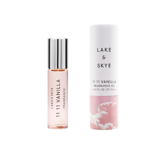 Lake & Skye 11 11 Vanilla Fragrance Oil Rollerball Perfume, Unisex Vanilla Crème, Marshmallow, Sea Salt, Star Apple & Skin Musk Scent, 0.33 fl oz (10 Beauty & Personal Care Lake & Skye