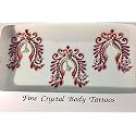 Voted #1vajazzle at fantasy fest and carnival now Fuscia Turquoise in 3 pcs set for Boobs and vajazzle embedded with Swarovski crystals