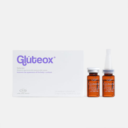 AM Armesso | Gluteox - Buttocks Firming & Lifting Serum | With DMAE, Organic Silica, Hyaluronic Acid & Antioxidants | For Professional Cosmetic Use