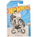 Hot Wheels 1966 Triumph Tiger 100 Diecast Car Model, White, 10/10 Factory Fresh
