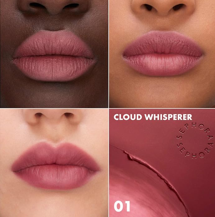 SEPHORA Collection Cloud Blurred Matte Lipstick - 01 Cloud Whisperer (soft, neutral nude) .10 Oz