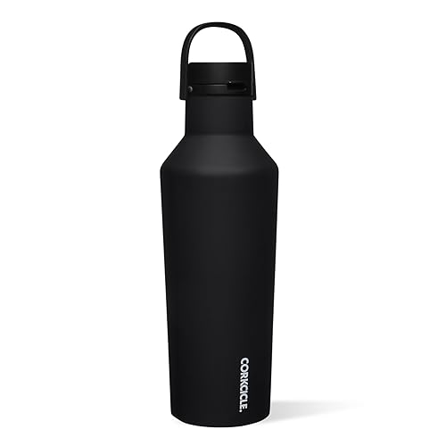 Corkcicle Sport Canteen - Keeps Drinks Cold 25 Hours - Stainless Steel Water Bottle - Triple-Insulated - Spill-Proof - Summer Drinkware Gift - Keeps…