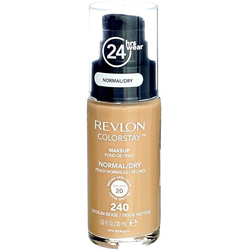 Revlon Colorstay for Normal/Dry Skin Makeup, Medium Beige 1 oz (Pack of 3)