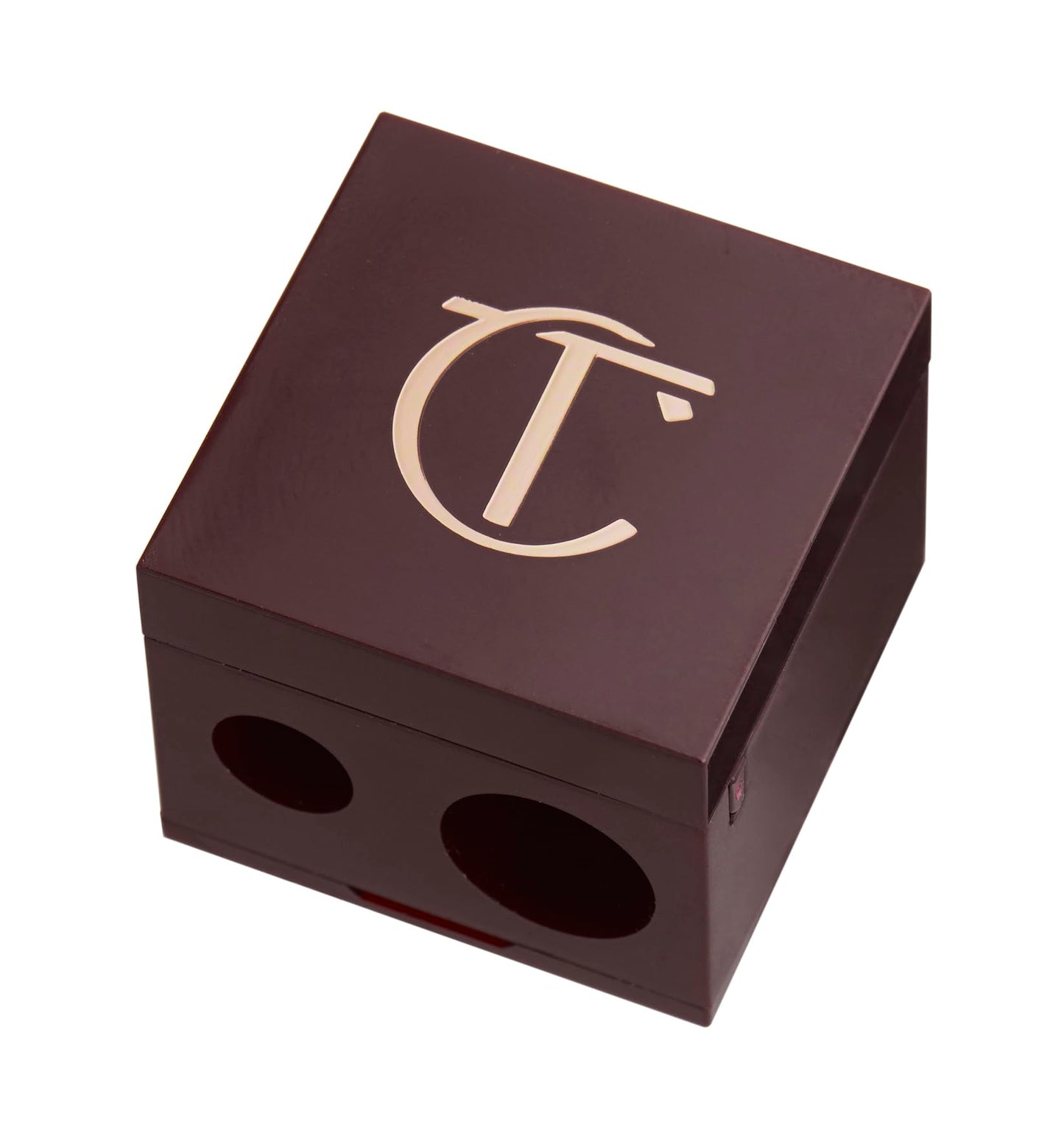 Charlotte Tilbury Pencil Sharpener - Dual-Size Cosmetic Sharpener for Lip Liner, Eyeliner & Eyeshadow Pencils - Compatible with Lip Cheat Liners Beauty and Personal Care Charlotte Tilbury
