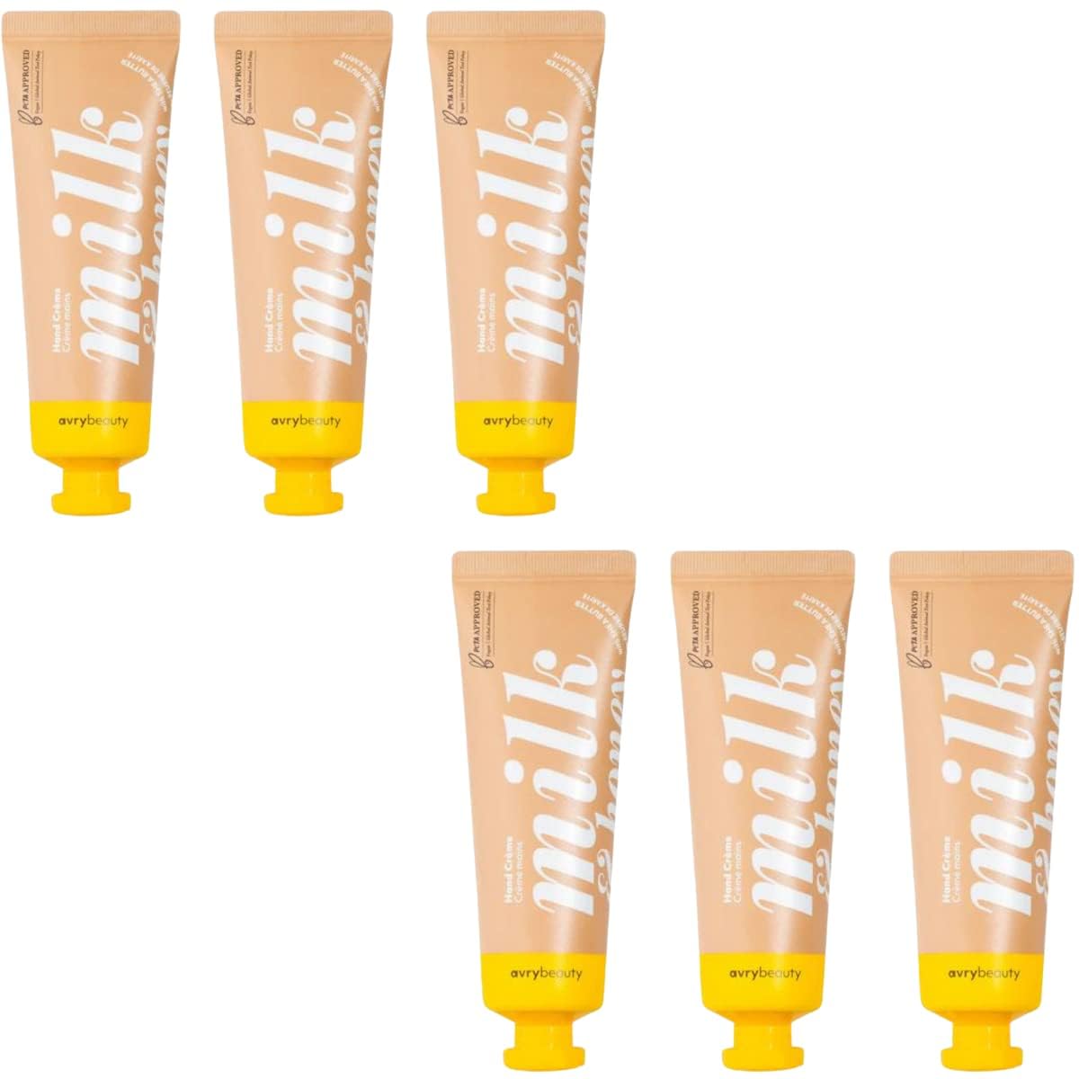 AVRYBEAUTY Milk & Honey 1.5oz Shea Butter Lotion, 6 pack- Milk And Honey, Milk And Honey Scented, Natural Scents, Vegan Lotion, Moisturizing, Spa