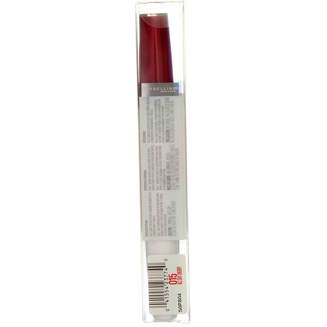 Maybelline New York Super Stay 24 2-Step Lipcolor, All Day Cherry [015] 1 ea ( Pack of 2)