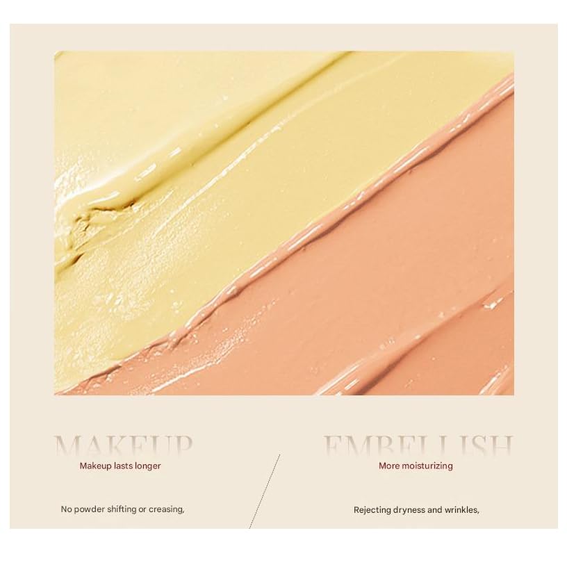 1 PC Kesalan Patharan Eye Concealer, 2 Colors Under Eye Concealer Cream, 1.4g