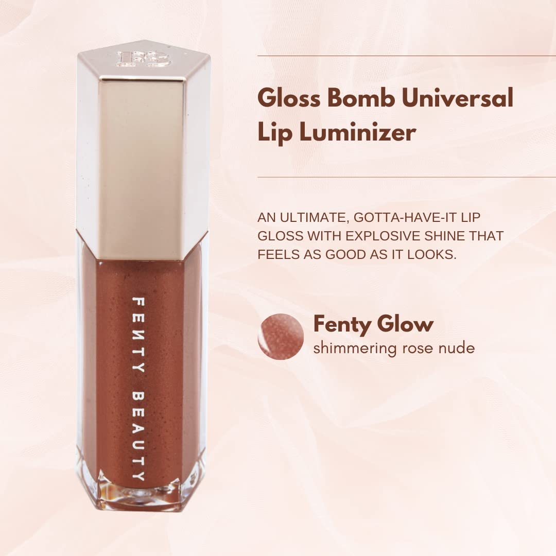 Gloss Bomb Universal Lip Luminizer - 01 Fenty Glow by Fenty Beauty for Women - 0.3 oz Lip Gloss