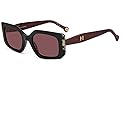 Carolina Herrera Unisex Sunglasses Her 0182/S 53/22/145 Women's Sunglasses, GUU/U1 Black Burgun, 53, Guu/U1 Black Burgun, 53