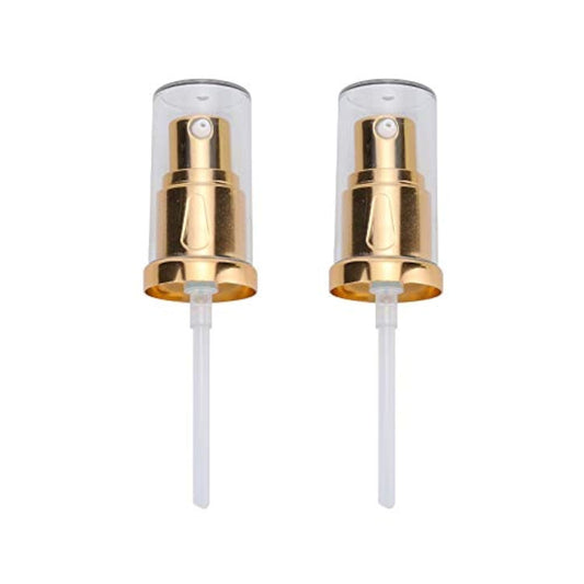 Sohynca 2pcs Replacement Pump for Foundation Bottle Compatible with Both Double Wear and Mac(Gold Color)