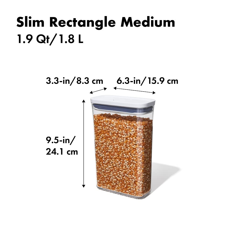 OXO Good Grips POP Container - Airtight Food Storage - 1.9 Qt for Snacks, Sugar and More