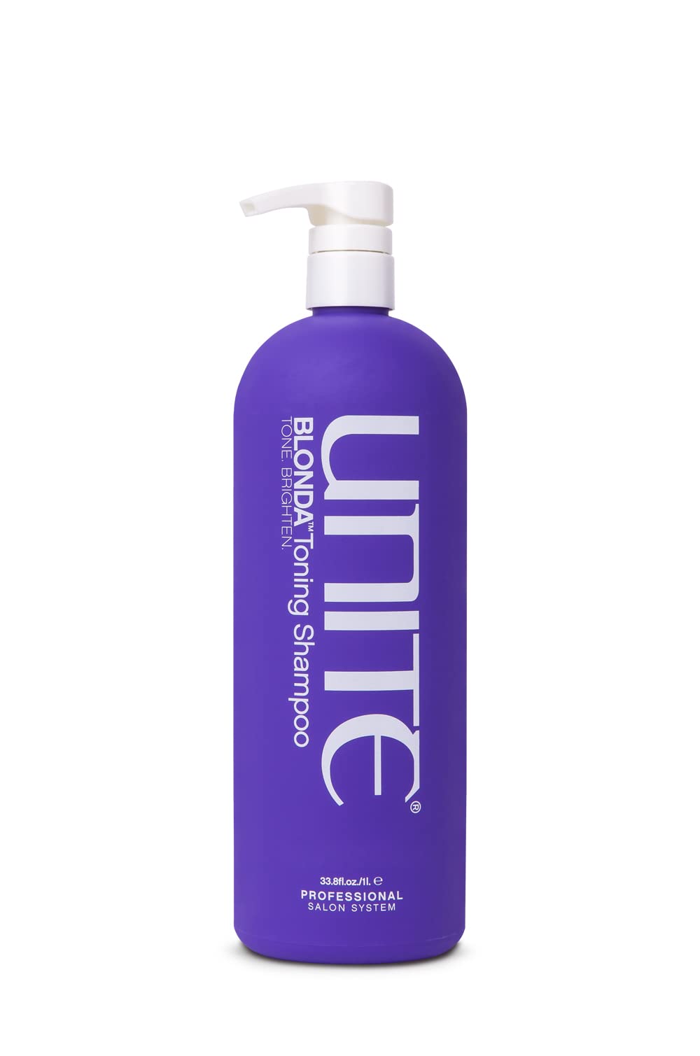 UNITE Hair - BLONDA Toning Shampoo - Purple Formula to Neutralize Brassiness & Brighten Blonde Tones - Ideal for Highlighted & Color-Treated Hair, 33