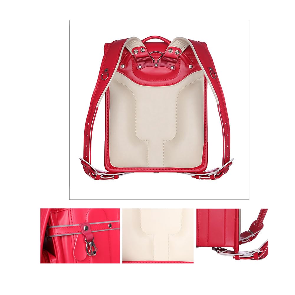 Star-Wind randoseru automatic Lock Japanese school bags for girls boys Senior PU leather light weight Rain Cover