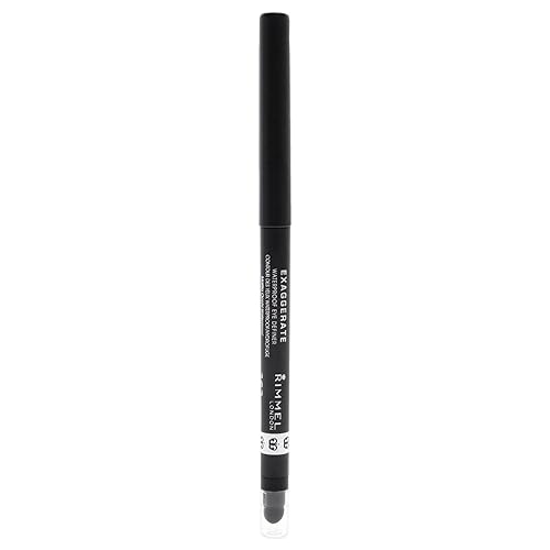 Rimmel London Exaggerate Eye Definer Crayon Waterproof - 263 Starlit Black Eyeliner Women 0.01 oz