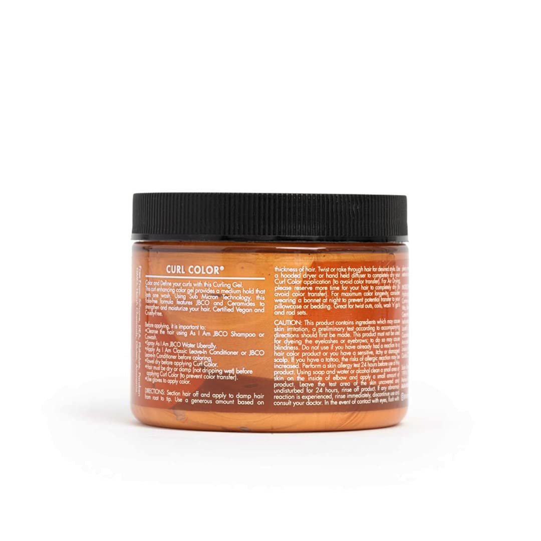 As I Am Curl Color - Bold Gold - 6 oz - Temporary Color & Curling Gel - Medium Hold - Vegan & Cruelty Free