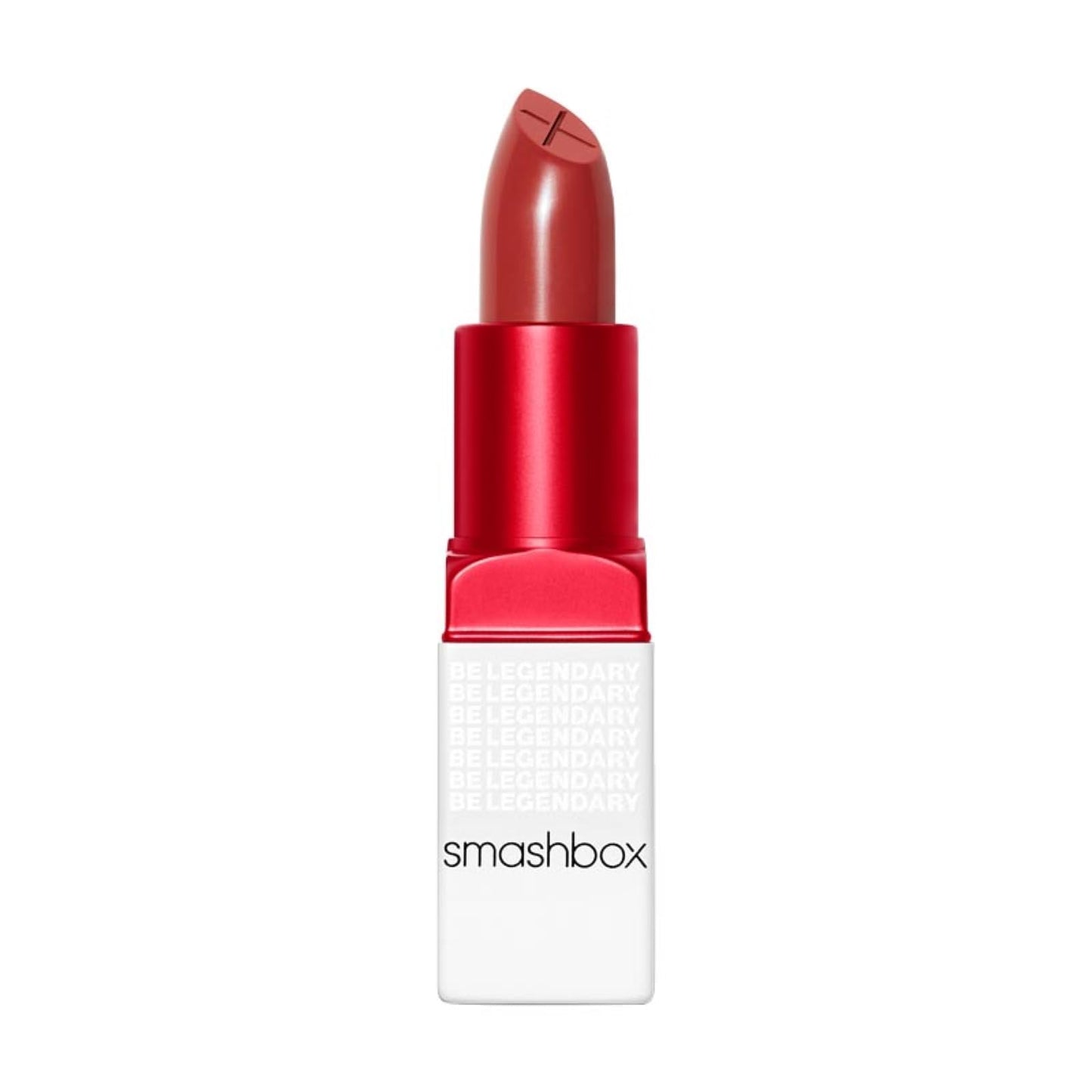 Smashbox Be Legendary Prime & Plush Lipstick | Creamy, Peptide-Infused, Lipstick with Primer for Smooth Color & Moisture Boosting Ceramides, 0.11