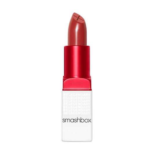 Smashbox Be Legendary Prime & Plush Lipstick | Creamy, Peptide-Infused, Lipstick with Primer for Smooth Color & Moisture Boosting Ceramides, 0.11