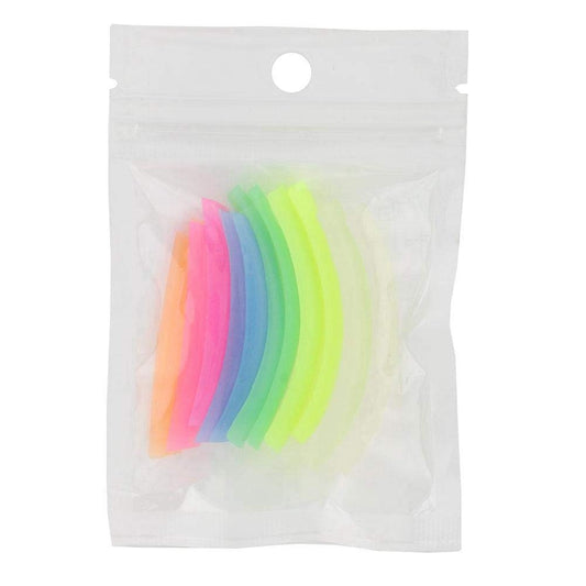 Salmue 6 Pairs Silicone Eyelash Curlers, Eyelash Perming Pads Eyelash Curling Lifting Patches Lasting Perfect Eyelash Lifting