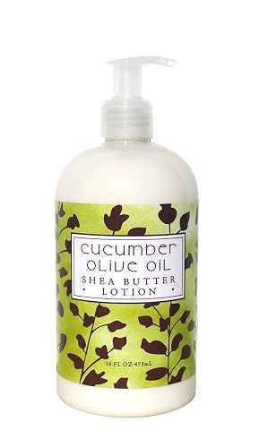 Greenwich Bay Trading Company Greenwich Bay OLIVE OIL Shea Butter Hand & Body Lotion Enriched with Cocoa Butter oz Cucumber 16 Fl Oz