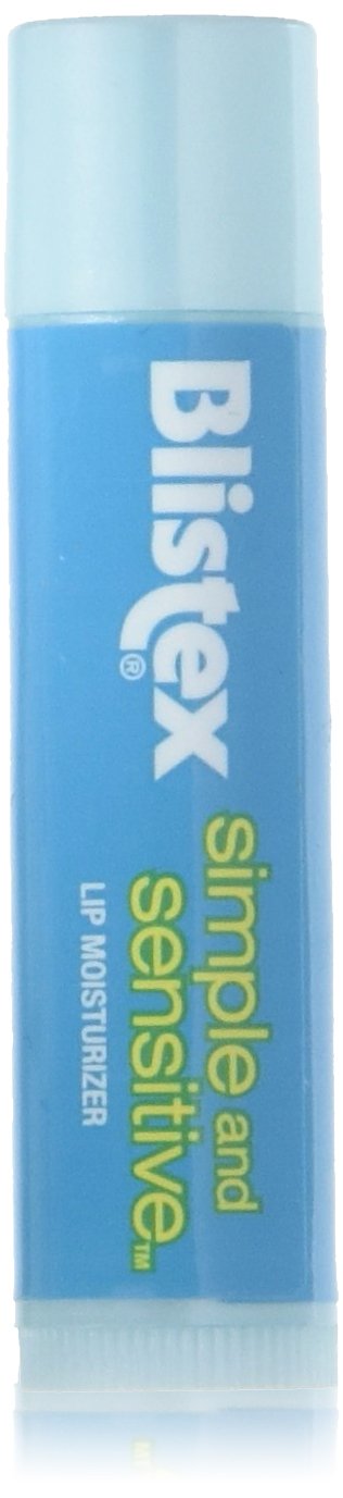 Blistex Simple and Sensitive Lip Moisturizer 0.15 oz (Pack of 2)