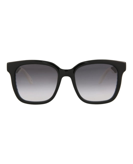 Alexander McQueen Square/Rectangle Sunglasses Black Black Grey Luxury Eyewear Made In Italy Injection Frame Designer Fashion for Everyday Luxury