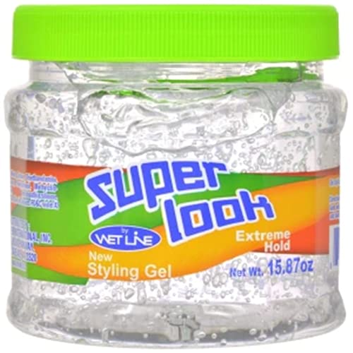 Wet Line Super Look Extreme Hold Styling Gel, 15.87 oz