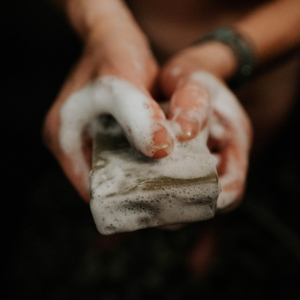 Alaska Glacial Cold-Process Mineral Clay Soap Bar made with Organic Oils | Face, Body, Shampoo & Shave | Hydrates & Detoxifies | For All Skin Types