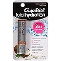 ChapStick Total Hydration Coconut Lip Balm Tube, Hydrating Coconut ChapStick for Lip Care - 0.12 Oz