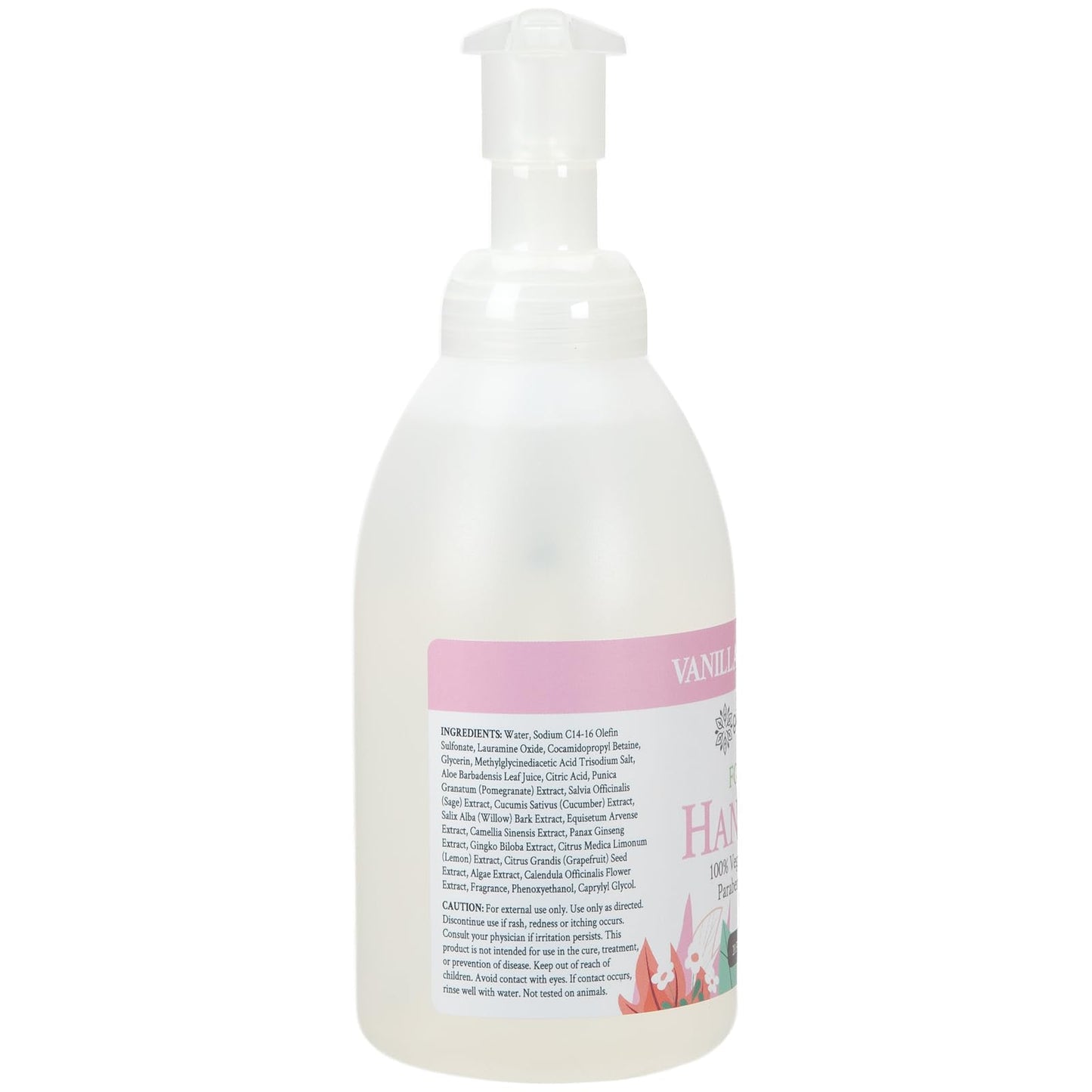 Ginger Lily Farms Botanicals All-Purpose Foaming Hand Soap Refill, 100% Vegan & Cruelty-Free, Vanilla Sugar Bliss Scent, 20 Fl Oz (Pack of 8)