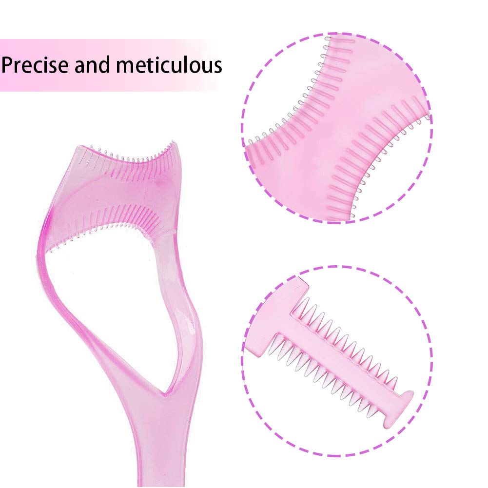 ReNext 1 Piece Magic Useful Cosmetic Mascara Eyelash Comb Applicator Helper Guide Card Tool