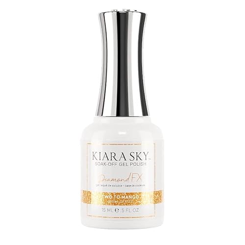 KIARA SKY Diamond FX Reflective Gel Polish (Two to Mango) Beauty & Personal Care KIARA SKY