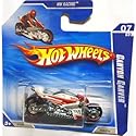 Hot Wheels 2010 White Canyon Carver Motorcycle #153/214 HW Racing #7/10 (Short Card)