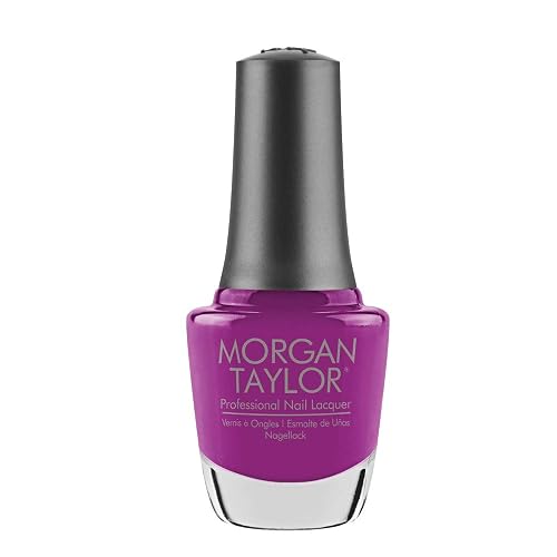 Morgan Taylor Nail Lacquer (Tahiti Hottie) Purple Professional Lacquer, Vibrant, Chip-Resistant, Fast-Drying, Long-Lasting, High-Shine, Perfect Beauty & Personal Care Morgan Taylor